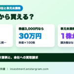 株は何株から買える？売買単位は100株、単元未満株なら1株から｜最低投資金額の計算例と議決権・買取請求