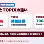 日経平均とTOPIXの違い｜225銘柄の株価平均型と浮動株時価総額加重型、計算方法と値動きがずれる理由をわかりやすく